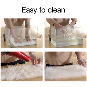 Tapis de sol super doux et moelleux en gros, tapis shaggy pour <span class=keywords><strong>baie</strong></span> <span class=keywords><strong>vitrée</strong></span>, chambre <span class=keywords><strong>d</strong></span>'enfant, chambre à coucher, salon, tapis de chevet confortable - Product Image 3