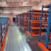 Rack de plate-forme mezzanine modulaire, conception de disposition d'entrepôt flexible pour une reconfiguration facile et les besoins futurs d'expansion commerciale
