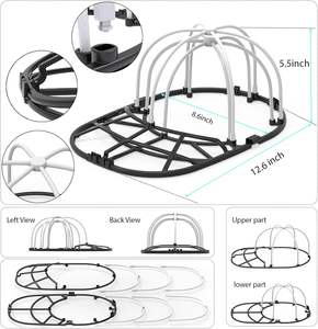 <span class=keywords><strong>Cage</strong></span> à laver les casquettes de baseball en métal robuste, compatible lave-vaisselle, durable, protectrice, protège les casquettes de baseball de manière sûre des dommages - Product Image 6