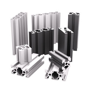 ملف الألومنيوم الصناعي بفتحة V من الألومنيوم الأسود/الفضي بالألمنيوم 20x40 - Product Image 6