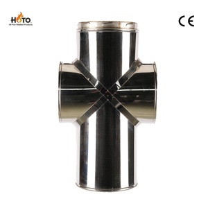 Tuyau de cheminée en acier inoxydable à double paroi isolé, résistant aux fuites, poli miroir, avec système de verrouillage par torsion, garantie de plus de 5 ans pour foyer <span class=keywords><strong>et</strong></span> poêle - Product Image 4