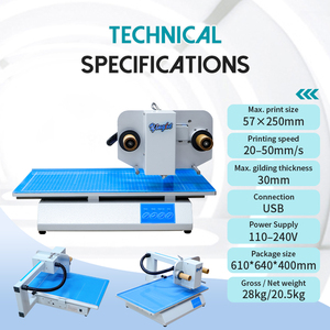 hot stamping machine Heat Press Semi-Automatic Multicolor <b>Printer</b> for Printing Shops New Business Yinghe brand - Product Image 3