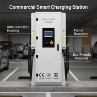 Borne de recharge DC pour véhicules électriques BEIHAI POWER Highway Service Plaza 360kW, double connecteur, IP54, station commerciale extérieure