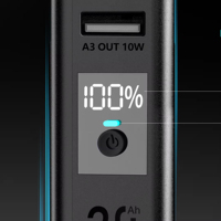 Batterie semi-solide Q2.2 20000mAh, chargeur magnétique 65W pour ordinateur portable, affichage numérique, charge rapide 25W pour iPhone et Apple Watch