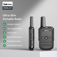Talkivis TK-C51 talkie-walkie émetteur-récepteur Radio bidirectionnelle enfants Portable Ham Radio UHF 400-470MHz 16 canaux USB charge PTT Radio