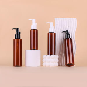 120 ml Großhandel Leeres Kunststoff-<span class=keywords><strong>PET</strong></span>-Make-up Öl flasche mit Press pumpe für die Körperpflege entfernen Kosmetische Lotion Verpackung enthalten - Product Image 3