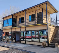 Maisons préfabriquées en acier léger pour usage de bureau Villa rurale auto-construite avec construction en acier Assemblage facile et conception durable