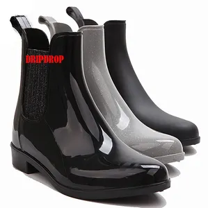 <span class=keywords><strong>Stivali</strong></span> <span class=keywords><strong>da</strong></span> <span class=keywords><strong>pioggia</strong></span> Chelsea stile caviglia in PVC prezzo basso 100% scarpe <span class=keywords><strong>da</strong></span> cucina per adulti <span class=keywords><strong>da</strong></span> donna impermeabili per uomo caviglia e stivaletto impermeabili 30 giorni - Product Image 1