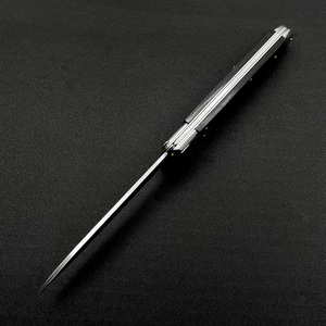 AKC <span class=keywords><strong>Italie</strong></span> Couteau pliant en acier inoxydable Manche en bois noir Multi-Tool Self-Defence <span class=keywords><strong>Camping</strong></span> Accessoire OEM Personnalisable DIY Combat - Product Image 5