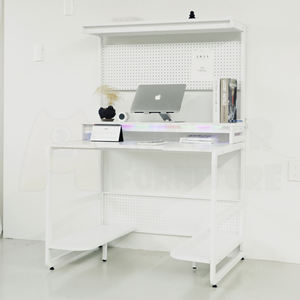 Monster Pro White <b>Large</b> Desktop Gaming Computer Desk Supersize Desktop with Full Surface Anti Skid <b>Mouse</b> <b>Pad</b> - Product Image 6