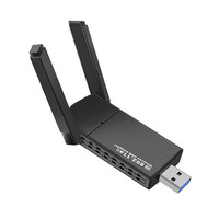 Dongle Inalámbrico USB 3.0 WiFi de Doble Banda de 1300Mbps, con Antena Integrada, Sin Necesidad de Controladores, para Computadora de Escritorio/Portátil, en Oferta