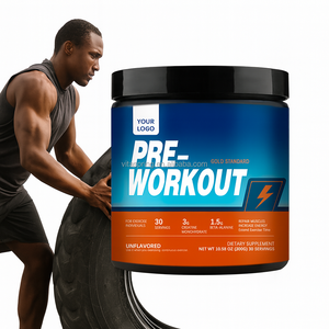 Poudre de complément pré-entraînement pour l'énergie, la concentration, la <span class=keywords><strong>musculation</strong></span>, la force, l'entraînement, OEM ODM, usine de <span class=keywords><strong>nutrition</strong></span> sportive - Product Image 1