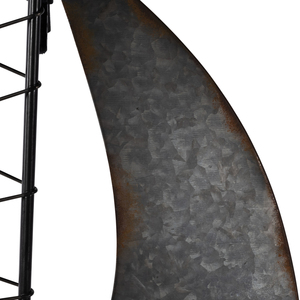 Decorazione Murale in Metallo a Forma di Barca a Vela, Arredo Nautico per Soggiorno e Camera da Letto - Product Image 6