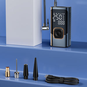 150PSIポータブルカータイヤインフレーター11.1V 4500mAhバッテリー駆動エアコンプレッサーLEDディスプレイ緊急灯自動シャット - Product Image 3