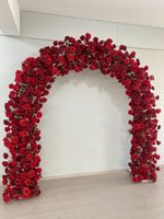 Fleurs artificielles en fer multi-formes, hauteur et largeur 240 cm, pour la décoration de scène de mariage et extérieure