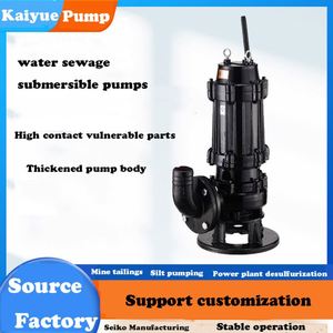 High Quality Submersible Sand Dredging Slurry <b>Pump</b> Mud <b>Suction</b> <b>Pump</b> with Grinder Impeller for Dirty Water - Product Image 4