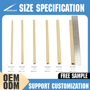 All'ingrosso della fabbrica usa e getta naturale fibra di bambù <span class=keywords><strong>paglia</strong></span> di bambù cannucce di bambù usa e getta - Product Image 2