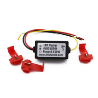 Contrôleur de stroboscope LED 6-12V, module électronique clignotant, arrêt de la flashisation rapide, charge 0,5-20W pour moto classique vintage personnalisée