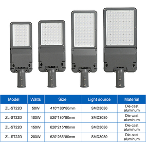 Lampadaire <span class=keywords><strong>LED</strong></span> extérieur étanche IP66 en aluminium pour parking, prix usine de gros, 50W 100W 150W 200W - Product Image 2