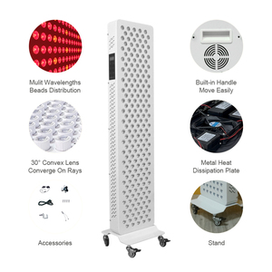 Pannello Terapeutico a LED da 1000W RLP200-V2 con 200 LED a 7 Lunghezze d'Onda (Rosso e NIR) per Terapia di Crescita, Macchina PDT a Mezzo Corpo con Funzioni di Temporizzazione, Dimmerazione e Impulsi - Product Image 3