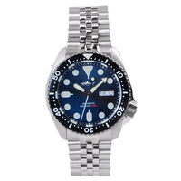 Montre de plongée automatique pour homme en acier inoxydable couleur pleine, Sapphire 20atm Japan Nh36, SKX007 C3, livraison gratuite par FedEx, en stock, à vendre