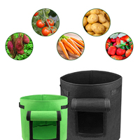 Garten tasche 30 Gallonen Kartoffel 7 Gallonen Taschen Black Plant Pot 100 Stoff Pflanzer mit klappe freiem Anti-UV-Anbau