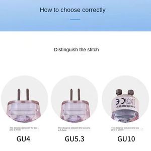 Lámpara halógena de precio de fábrica 220V <span class=keywords><strong>12V</strong></span> 24V <span class=keywords><strong>20W</strong></span> 35W 50W G5.3 Gu10 Base Mr11 <span class=keywords><strong>Mr16</strong></span> Reflector bombilla halógena foco - Product Image 6