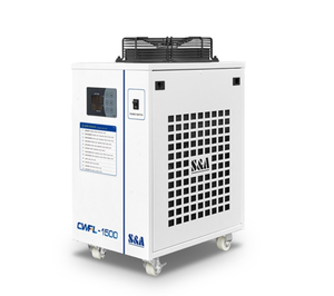 Enfriador de Agua de Doble Temperatura para Máquina de Corte por <span class=keywords><strong>Láser</strong></span> de Fibra S&A CWFL-1500ANS03, Pieza de Equipo <span class=keywords><strong>Láser</strong></span> de 1064nm, 1.5kW 0.5 - Product Image 2