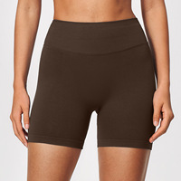 NCLAGEN Short de sport sans couture pour femme, effet push-up, compression, séchage rapide, évacuation de l'humidité, pour yoga et fitness
