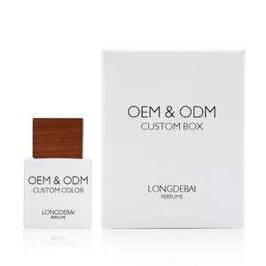 Wholesale Luxury Perfume Glass Bottle <b>Empty</b> Crimp Wooden Cap Spray Clear Square 30ML 50ML 100ML Perfume Bottle with <b>Gift</b> <b>Box</b> - Product Image 6