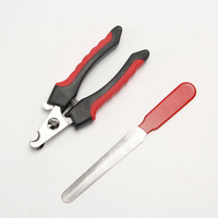 Coupe-ongles portable en acier inoxydable pour chien et chat, poignée ergonomique, coupe-griffes pour animaux de compagnie, ciseaux pour griffes