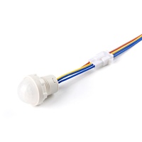 Interrupteur automatique à détecteur de mouvement infrarouge PIR 220V LED, mini veilleuse sensible