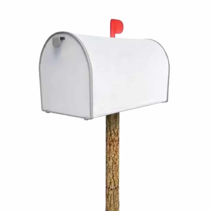 Mailbox Post Wraps Custom Print Blank White Decorative Mail Wraps - DD2732