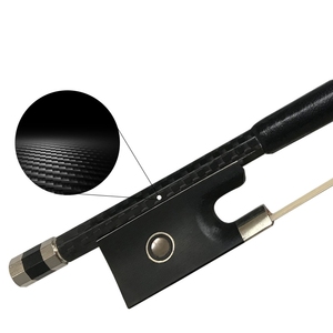 Archets <span class=keywords><strong>de</strong></span> <span class=keywords><strong>violoncelle</strong></span> professionnels en <span class=keywords><strong>fibre</strong></span> <span class=keywords><strong>de</strong></span> <span class=keywords><strong>carbone</strong></span> <span class=keywords><strong>de</strong></span> haute qualité, fabriqués en usine, OEM, noir, grille à points, 4/4-1/8 - Product Image 4