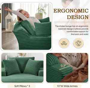 Ghế <span class=keywords><strong>sofa</strong></span> đa năng hiện đại, tối giản, hình vuông, kiểu lười, mô đun, nén chân không, chất liệu nhung bền, thân thiện với môi trường, một chỗ ngồi, có thể làm giường - Product Image 4