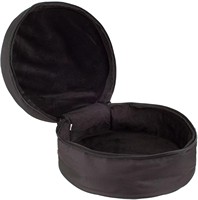 Sac de transport rembourré personnalisé pour caisse claire, en polyester, étui de rangement rond avec fermeture éclair, sac de transport portable