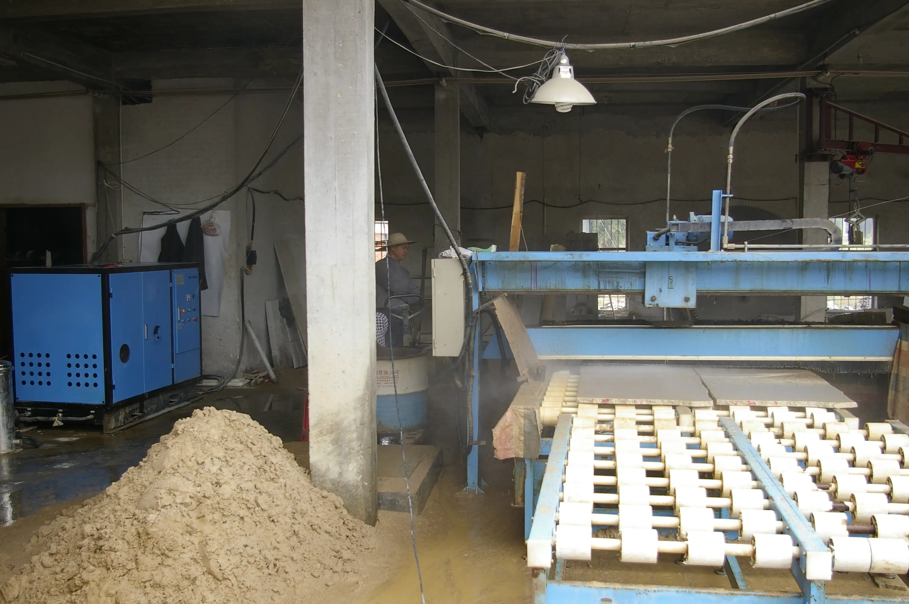 ماكينة معالجة أحجار رخامية من الجرانيت عالية الضغط بدون تربة