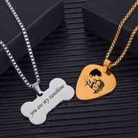Collar con Colgante de Escudo de Lujo en Acero Inoxidable, Chapado en Oro de Alto Brillo, Ecológico, Grabado Personalizado, Regalo para Hombre