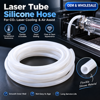Tuyau flexible en silicone pour assistance laser, refroidissement à l'eau, pour découpeuse et graveuse laser CO2 à diode, longueur personnalisable 1m 6-12mm