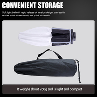 ZSYB Boîte à lumière pliable rapide et facile de 30 cm pour studio photo, éclairage LED, boule de lumière douce pour photographie