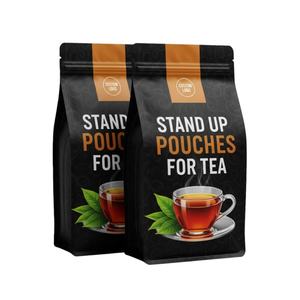 Custom Printed Aluminum Foil Tea <b>Bags</b> Moisture Proof Food Grade Resealable Zipper Supply China Factory for Tea & Coffee <b>Bean</b> - Product Image 1