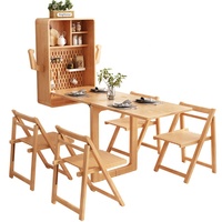Bureau d'étude pliable et peu encombrant Bureau flottant avec rangement Table à manger murale