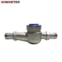 Compteur d'eau multijet fileté de 2 pouces DN40, boîtier en acier inoxydable 304/316, R100, ligne principale d'usine, OEM personnalisé