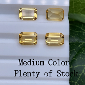 Octagon Shape 5X3 Mét ~ 18X13 Mét Chất Lượng Tốt Loose Đá Quý Brazil Thạch Anh Citrine Đá Giá Trang Sức Tự Nhiên Citrine - Product Image 4