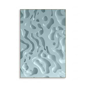 Художественный Настенный декор для акриловой краски 3d рельефный многослойный ручной цветной геометрический рисунок