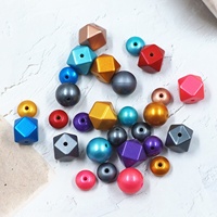 Mode makanan kelas DIY gantungan kunci kalung aksesoris perhiasan bulat 12mm manik-manik silikon cetak