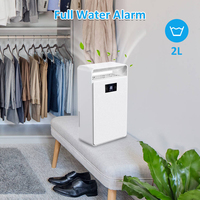 Mini déshumidificateur électrique 500 ml/jour blanc sans compresseur compact portable haute efficacité pour usage domestique