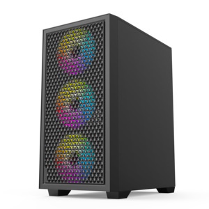 Boîtiers de jeu <span class=keywords><strong>PC</strong></span> Micro-ATX de <span class=keywords><strong>bonne</strong></span> qualité, <span class=keywords><strong>tour</strong></span> moyenne, boîtier d'ordinateur avec panneau latéral vitré pour <span class=keywords><strong>PC</strong></span> de jeu - Product Image 2