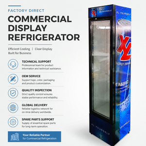 Enfriador Comercial con Puerta de Vidrio Alta y Delgada, 6 Pies Cúbicos, Luz LED, Estantes Ajustables, ETL, 15.4'' de Ancho - Product Image 5
