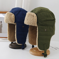 Unisex personalizado piel Trooper orejeras trampero impermeable camuflaje invierno cálido Ushanka sombreros con orejeras para adultos estilo deportivo